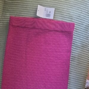 Forever 21 Magenta Knit Skirt